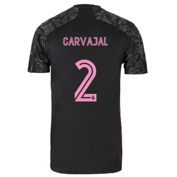 Camiseta Real Madrid 3ª Kit NO.2 Carvajal 2020 2021 Negro